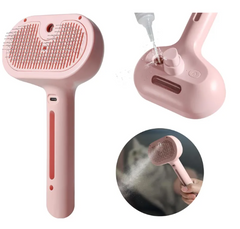 Pet Grooming Spray Brush | 2-in-1 Deshedding Comb with Water Mist