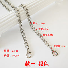 Metal Chain Bag Strap | Replacement Purse Chain in Gold, Silver & Gunmetal