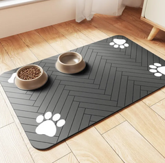 Diatomite Pet Feeding Mat | Quick-Dry Non-Slip Mat for Dog & Cat Bowls