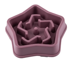 Slow Feeder Dog Bowl | Maze Design to Stop Gulping, Works for Cats Too