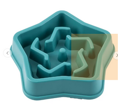 Slow Feeder Dog Bowl | Maze Design to Stop Gulping, Works for Cats Too