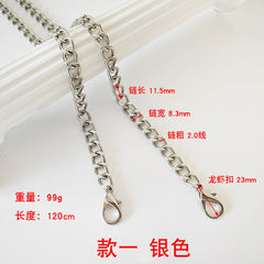 Metal Chain Bag Strap | Replacement Purse Chain in Gold, Silver & Gunmetal