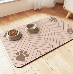 Diatomite Pet Feeding Mat | Quick-Dry Non-Slip Mat for Dog & Cat Bowls