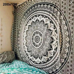 Mandala Tapestry Wall Hanging | Bohemian Yoga Blanket, Beach Throw & Bedspread