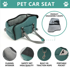 Washable Car Seat Pet Mat | Non-Slip Back Seat Cover for Dogs