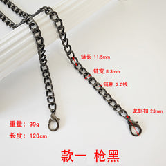 Metal Chain Bag Strap | Replacement Purse Chain in Gold, Silver & Gunmetal