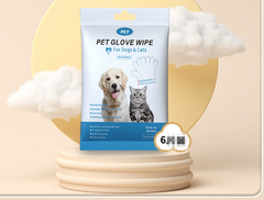 Pet Cleaning Kit | Disposable Grooming Gloves, Ear, Eye & Tooth Wipes