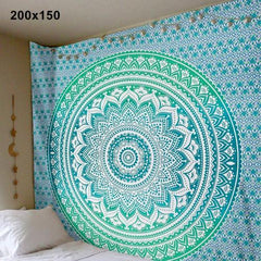 Mandala Tapestry Wall Hanging | Bohemian Yoga Blanket, Beach Throw & Bedspread