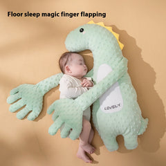 Dinosaur Toddler Pillow | Soft Green Nursery Cushion