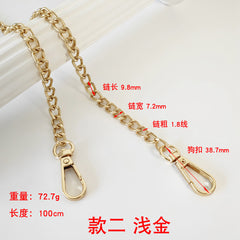 Metal Chain Bag Strap | Replacement Purse Chain in Gold, Silver & Gunmetal