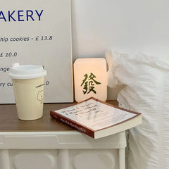 Large LED Mahjong Night Light for Bedroom Use