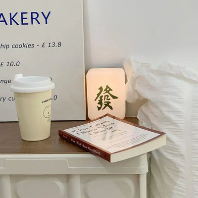 Large LED Mahjong Night Light for Bedroom Use