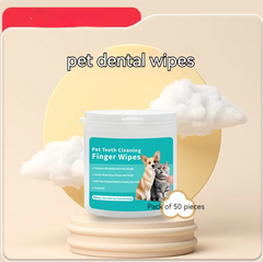 Pet Cleaning Kit | Disposable Grooming Gloves, Ear, Eye & Tooth Wipes