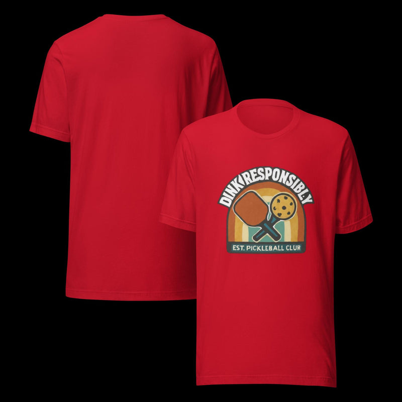 Casual pickleball t-shirt in lightweight cotton