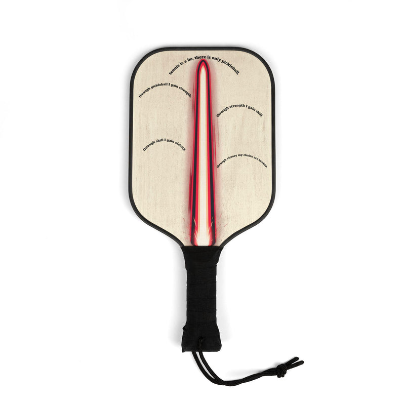 Red Glow Blade Pickleball Paddle Set | Pickleball Kit, Two Paddles & Balls