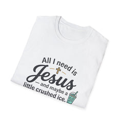 All I Need Is Jesus and Maybe a Little Pickleball T-Shirt | Christian Faith Tee