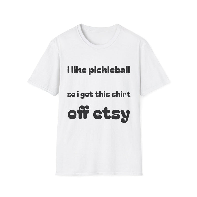 Humorous pickleball court obsession t-shirt