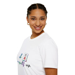 Mahjong Shirt, Playful Tile Design Cotton Tee, Mah Jongg Player Gift, Game Night Apparel, Gift for Her