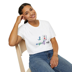 Mahjong Shirt, Playful Tile Design Cotton Tee, Mah Jongg Player Gift, Game Night Apparel, Gift for Her
