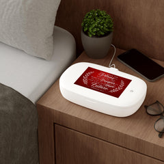 Jeremiah 29:11 Scripture Design UV Phone Sanitizer and Wireless Charging Pad