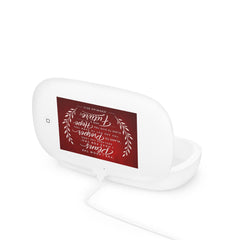 Jeremiah 29:11 Scripture Design UV Phone Sanitizer and Wireless Charging Pad