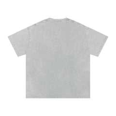 Be Kind Wildflower Shirt, Oversized Snow Wash Cotton Tee, Botanical Graphic Kindness Top